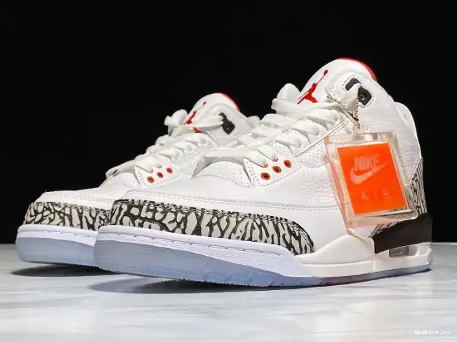 One Kick Jordan NRG THROW Air 923096-101 Retro 3 white LINE